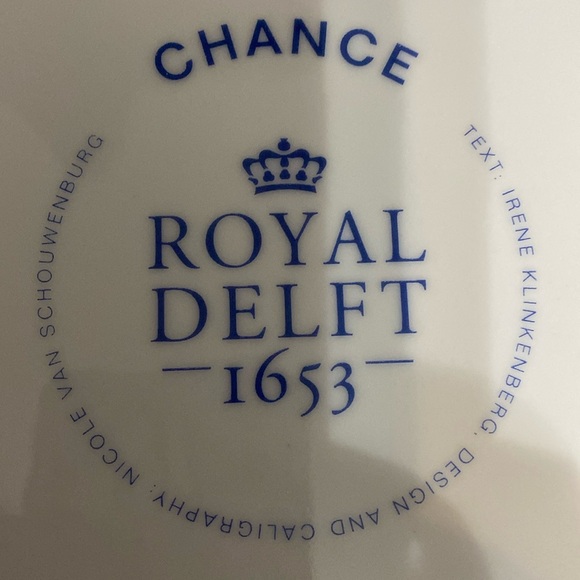 Authentic Royal Delft Porcelain Plate - Picture 6 of 8